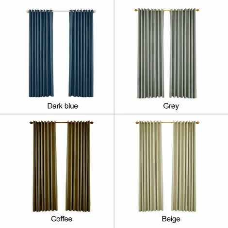 GTA Tende Pergolate Per Esterni, Tende Oscuranti Per Patio Esterno, Decorazioni Per Esterni Impermeabili Con Occhiello Antiruggine Per Pergola/Portico, 2 Pannelli, 134Cm160Cm, Cafe - 134Cm160Cm, Cafe 6 GTA Tende Pergolate Per Esterni, Tende Oscuranti Per Patio Esterno, Decorazioni Per Esterni Impermeabili Con Occhiello Antiruggine Per Pergola/Portico, 2 Pannelli, 134Cm160Cm, Cafe - 134Cm160Cm, Cafe - immagine 4