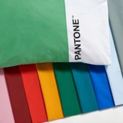 Pantone™ - Completo Letto Matrimoniale Cotone 2 Piazze, Con Lenzuola 240x280 + Federe Cuscini 50x80 + Lenzuolo Sotto Con Angoli Matrimoniale 180x200, Per Materasso Fino A 25h, Grigio/Bianco -Vendite ATMOSPHERA || None || Maxwell & Williams 86630529 3