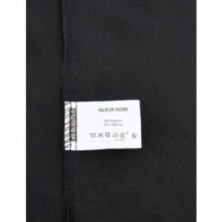 Lovely Casa T34820001 ALICIA Federa Cuscino Cilindrico, 100 % Cotone A 57 Fili, 45 X 185 Cm, Nero -Vendite ATMOSPHERA || None || Maxwell & Williams 86648700 3