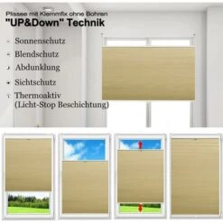 WOLTU Tenda Plissettata A Nido D'Ape Tende Avvolgibili Oscurante Al Per Finestra Beige 60x120 Cm -Vendite ATMOSPHERA || None || Maxwell & Williams 88692593 5