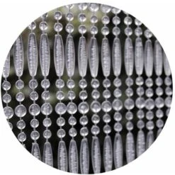 Tenda Per Porta Con Perline Trasparenti Frejus 90 X 210 Cm