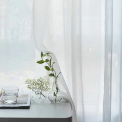 Tende Trasparenti Soggiorno Tasca Asta Finestra Tenda Pannelli Camera Da Letto Tende Semi Velate Voile Bianco (39''Wx51''L,2 Pannelli) 11 Tende Trasparenti Soggiorno Tasca Asta Finestra Tenda Pannelli Camera Da Letto Tende Semi Velate Voile Bianco (39''Wx51''L,2 Pannelli) -Vendite ATMOSPHERA || None || Maxwell & Williams 89822486 5