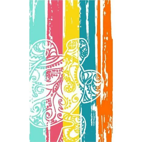 Telo Da Mare Secaneta Kunkuru Tartaruga Jacquard (100 X 170 Cm) 4 Telo Da Mare Secaneta Kunkuru Tartaruga Jacquard (100 X 170 Cm) - immagine 2