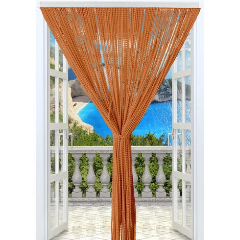 Tenda Antimosche Per Porta Finestra A Pannello Con Telaio In PVC Ruggine - 100 X 220 4 Tenda Antimosche Per Porta Finestra A Pannello Con Telaio In PVC Ruggine - 100 X 220 - immagine 2