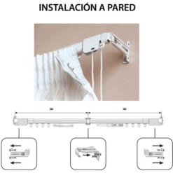 Binario Per Tende, Binario In Metallo Estensibile, Bianco, 70 A 120cm 9 Binario Per Tende, Binario In Metallo Estensibile, Bianco, 70 A 120cm -Vendite ATMOSPHERA || None || Maxwell & Williams 90560199 4