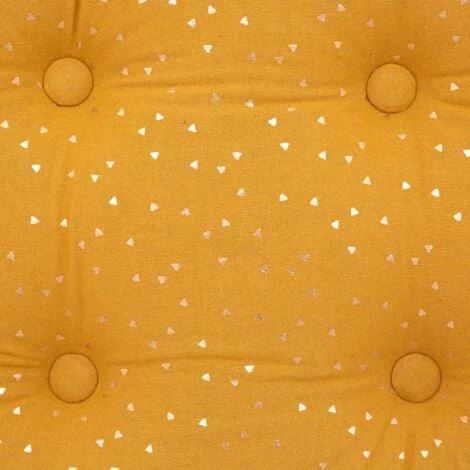 Cuscino Da Terra Per Bambini Berlingot, Cotone, Giallo Ocra, 40x40 Cm - Atmosphera Créateur D'intérieur 4 Cuscino Da Terra Per Bambini Berlingot, Cotone, Giallo Ocra, 40x40 Cm - Atmosphera Créateur D'intérieur - immagine 2