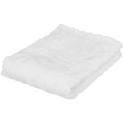 Asciugamano Cisel, Cotone, Bianco, 30x50 Cm - Atmosphera Créateur D'intérieur