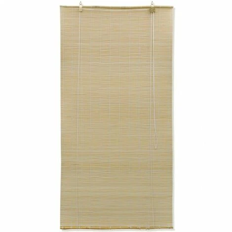 VIDAXL Tenda Avvolgibile In Bambù 80x220 Cm Naturale 4 VIDAXL Tenda Avvolgibile In Bambù 80x220 Cm Naturale - immagine 2