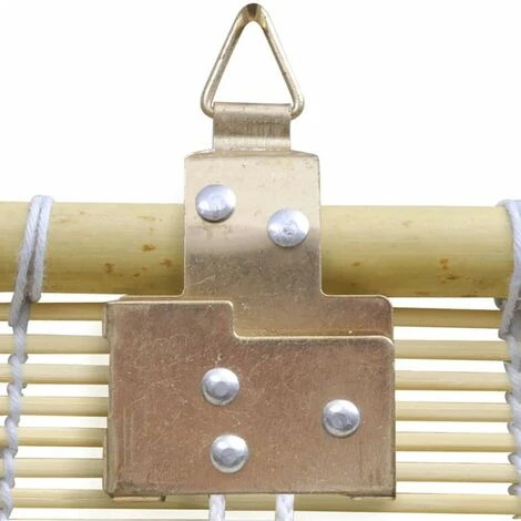 VIDAXL Tenda Avvolgibile In Bambù 80x220 Cm Naturale 7 VIDAXL Tenda Avvolgibile In Bambù 80x220 Cm Naturale - immagine 5