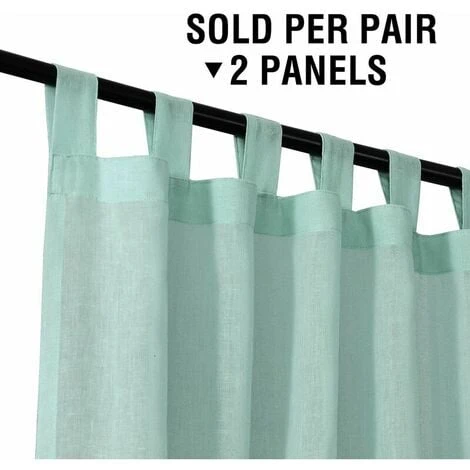 Tenda Impermeabile Da Giardino Traslucida In Misto Lino Bianco 52 84 Pollici 6 Tenda Impermeabile Da Giardino Traslucida In Misto Lino Bianco 52 84 Pollici - immagine 4