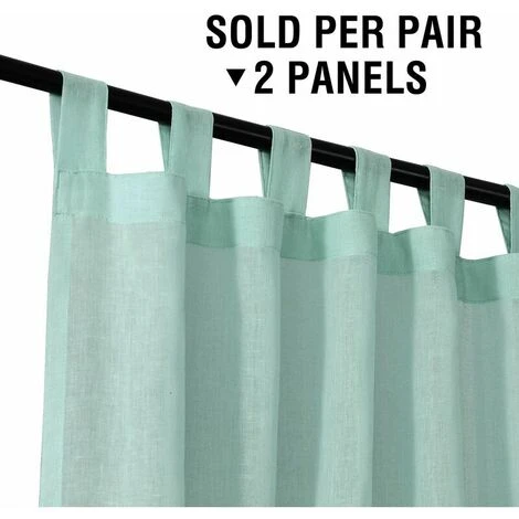 Tenda Impermeabile Da Giardino Traslucida In Misto Lino Grigio 52 84 Pollici 6 Tenda Impermeabile Da Giardino Traslucida In Misto Lino Grigio 52 84 Pollici - immagine 4