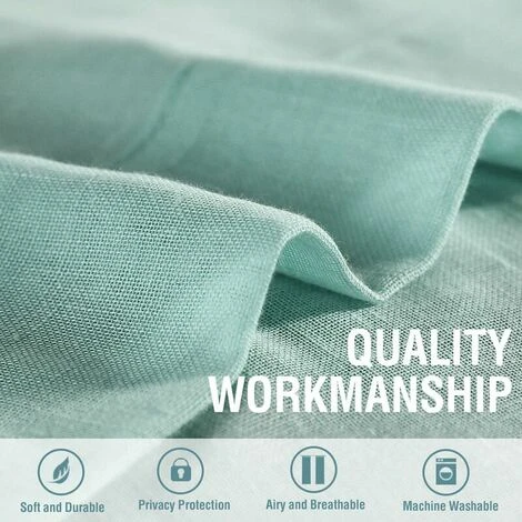 Tenda Impermeabile Da Giardino Traslucida In Misto Lino Grigio 52 84 Pollici 7 Tenda Impermeabile Da Giardino Traslucida In Misto Lino Grigio 52 84 Pollici - immagine 5