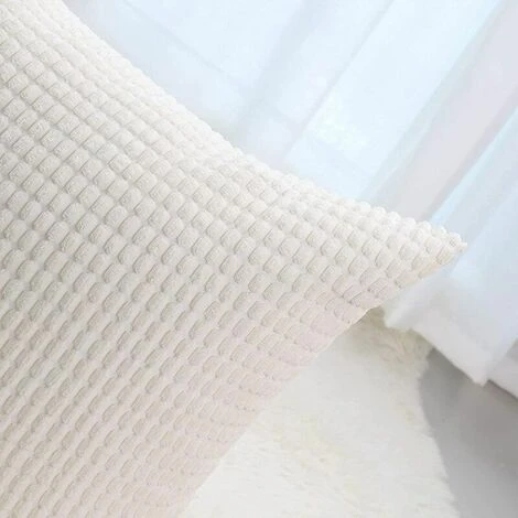 Federa Per Cuscino Set Di 2 Federa Per Cuscino In Velluto A Coste Federa Per Cuscino Cuscino Per Divano Federa Per Cuscino Con Cerniera Nascosta 30,5 X 50,8 Cm Bianco Crema 6 Federa Per Cuscino Set Di 2 Federa Per Cuscino In Velluto A Coste Federa Per Cuscino Cuscino Per Divano Federa Per Cuscino Con Cerniera Nascosta 30,5 X 50,8 Cm Bianco Crema - immagine 4