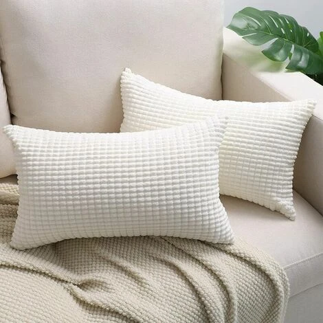 Federa Per Cuscino Set Di 2 Federa Per Cuscino In Velluto A Coste Federa Per Cuscino Cuscino Per Divano Federa Per Cuscino Con Cerniera Nascosta 30,5 X 50,8 Cm Bianco Crema 7 Federa Per Cuscino Set Di 2 Federa Per Cuscino In Velluto A Coste Federa Per Cuscino Cuscino Per Divano Federa Per Cuscino Con Cerniera Nascosta 30,5 X 50,8 Cm Bianco Crema - immagine 5