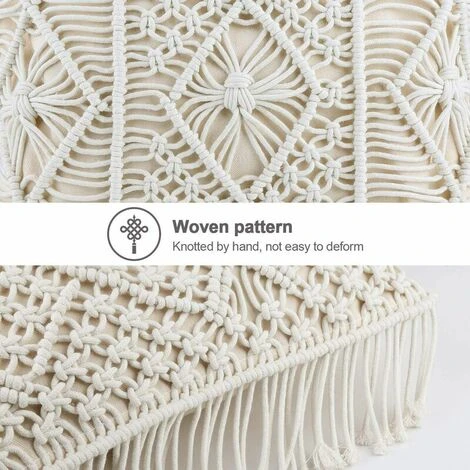 Fodera Per Cuscino, Fodera Per Cuscino, Cuscino Per Divano, Cuscino Decorativo, Fodera Per Cuscino Bohémien, Cuscino Decorativo In Cotone Con Macramè Per Letto, Divano, Divano, Auto, Beige, 45 45 Cm 7 Fodera Per Cuscino, Fodera Per Cuscino, Cuscino Per Divano, Cuscino Decorativo, Fodera Per Cuscino Bohémien, Cuscino Decorativo In Cotone Con Macramè Per Letto, Divano, Divano, Auto, Beige, 45 45 Cm - immagine 5