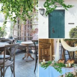 Bcc 12 Pezzi Ghirlanda Di Edera Artificiale Ghirlanda Di Edera Artificiale Verde Per Matrimoni In Giardino (7 Piedi 12 Strisce) -Vendite ATMOSPHERA || None || Maxwell & Williams 91729035 3