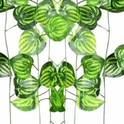 BCC Pianta Artificiale Foglia Di Anguria Artificiale 2 Pezzi Ghirlande Di Vite Decorazione Ghirlanda Di Foglie Di Anguria Artificiale Finta Adatta Per Matrimoni Festa Cucina Giardino Decorazione Uffic -Vendite ATMOSPHERA || None || Maxwell & Williams 91731524 4