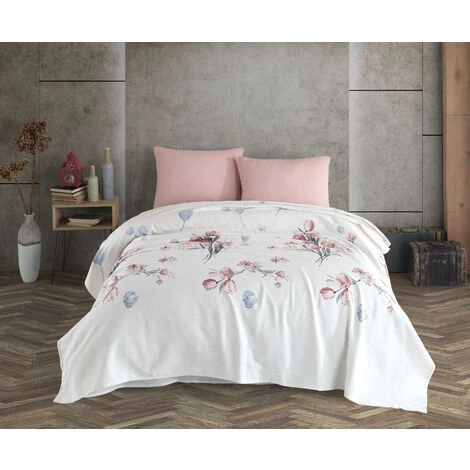 Copriletto Estivo Matrimoniale Primavera Estate 100% Cotone Piquet Tulip - Matrimoniale 3 Copriletto Estivo Matrimoniale Primavera Estate 100% Cotone Piquet Tulip - Matrimoniale