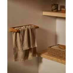 Kave Home - Asciugamano Veta 100% Cotone Beige 50 X 90 Cm 9 Kave Home - Asciugamano Veta 100% Cotone Beige 50 X 90 Cm -Vendite ATMOSPHERA || None || Maxwell & Williams 91987039 4