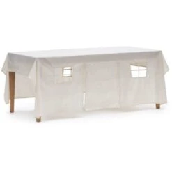 Kave Home - Tovaglia Casetta Dei Giochi Temis 100% Cotone Bianco 230 X 210 Cm -Vendite ATMOSPHERA || None || Maxwell & Williams 91987050 3