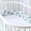 Paraurti Per Letto In Serpente Con Tappetino Per Bambini In Tessuto - Paracolpi Grigio + Bianco + Verde + Blu 1,5 M -Vendite ATMOSPHERA || None || Maxwell & Williams 92045514 1