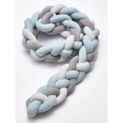Paraurti Per Letto In Serpente Con Tappetino Per Bambini In Tessuto - Paracolpi Grigio + Bianco + Verde + Blu 1,5 M -Vendite ATMOSPHERA || None || Maxwell & Williams 92045514 2