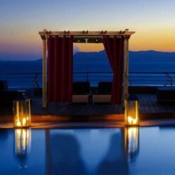 Tende Da Esterno Giardino Patio Gazebo Tenda Oscurante Antivento Protezione UV Resistente Alla Muffa Tende Termoisolanti Con Occhiello L132cm X H238cm 2 Pannelli Bordeaux -Vendite ATMOSPHERA || None || Maxwell & Williams 92046442 3