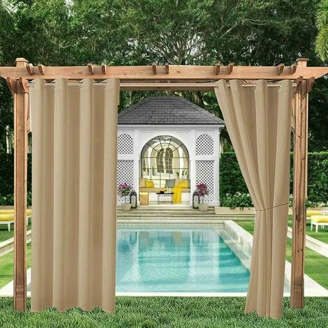 Tende Da Esterno Giardino Terrazza Gazebo Tenda Oscurante Antivento Protezione UV Resistente Alla Muffa Tende Termoisolanti Con Occhiello L 132 Cm X A 213 Cm 2 Pannelli Champagne 3 Tende Da Esterno Giardino Terrazza Gazebo Tenda Oscurante Antivento Protezione UV Resistente Alla Muffa Tende Termoisolanti Con Occhiello L 132 Cm X A 213 Cm 2 Pannelli Champagne