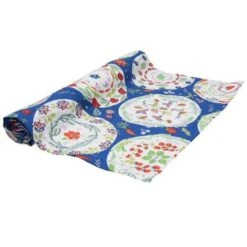 Runner 40x140 Cm In Cotone Blu