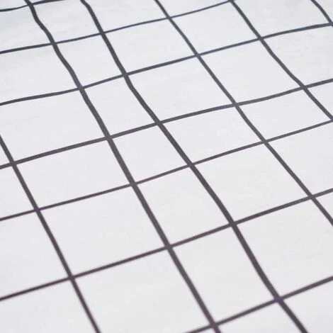 Copripiumino TODAY A Quadri Bianco 220 X 240 Cm 5 Copripiumino TODAY A Quadri Bianco 220 X 240 Cm - immagine 3