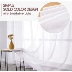 RHAFAYRE Tenda In Voile 150x250 Cm Tende Con Occhielli Semitrasparenti Soggiorno Moderno Finestra Decorazioni Per La Casa Camera Da Letto Cucina Balcone Bovindo Leggero, Bianco 2 Pezzi -Vendite ATMOSPHERA || None || Maxwell & Williams 92679632 3