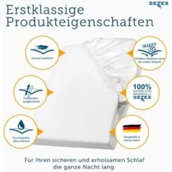 SETEX, Molton, Coprimaterasso, Con Elastico Agli Angoli, Di Colore Bianco, 1308, Cotone, Bianco, 120 X 200 Cm -Vendite ATMOSPHERA || None || Maxwell & Williams 92954633 4