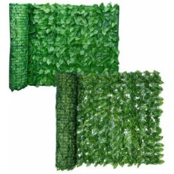 None Recinzione In Foglie Artificiali Colore Verde