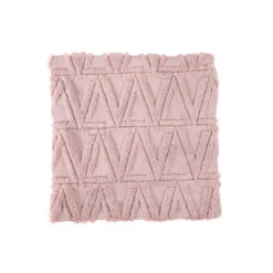 None Cuscino In Peluche Rosa 45x45 Cm In 2 Pezzi