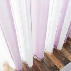 None Set Di 2 Tende Trasparenti Motivo Strisce Linee Geometriche Occhielli 140x260 Cm Per Soggiorno Camera Da Letto Viola -Vendite ATMOSPHERA || None || Maxwell & Williams 92962973 4
