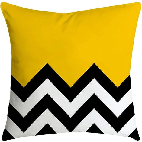 None Fodere Per Cuscini Giallo Tela 45x45cm 4 Pezzi 4 None Fodere Per Cuscini Giallo Tela 45x45cm 4 Pezzi - immagine 2