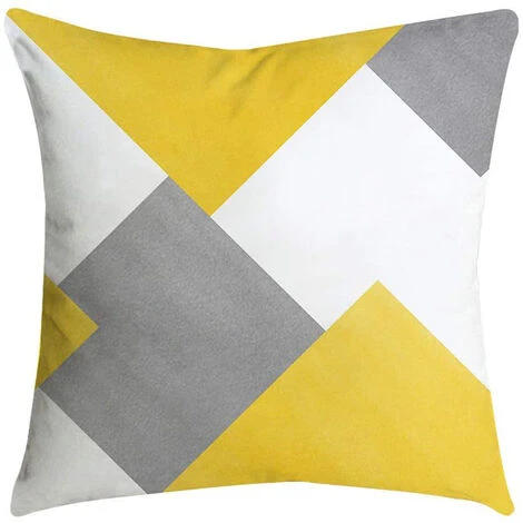 None Fodere Per Cuscini Giallo Tela 45x45cm 4 Pezzi 6 None Fodere Per Cuscini Giallo Tela 45x45cm 4 Pezzi - immagine 4