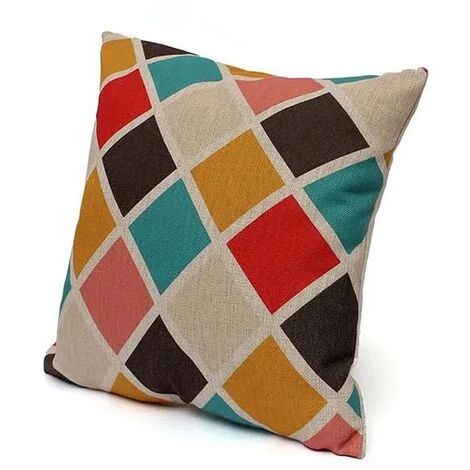 None Federe Decorative Per Cuscini Per Esterni Con Stampa Geometrica Per Divano, Camera Da Letto, 45 X 45 Cm, Confezione Da 6 5 None Federe Decorative Per Cuscini Per Esterni Con Stampa Geometrica Per Divano, Camera Da Letto, 45 X 45 Cm, Confezione Da 6 - immagine 3