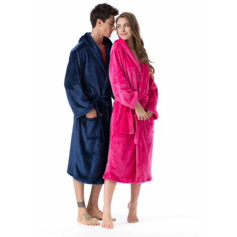 Accappatoio Da Interno/Accappatoio Con Cappuccio Per Donne E Uomini Taglie Accappatoio Per Adulti Anguria Rosso L 6 Accappatoio Da Interno/Accappatoio Con Cappuccio Per Donne E Uomini Taglie Accappatoio Per Adulti Anguria Rosso L - immagine 4