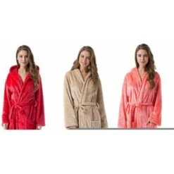 Accappatoio Da Interno/Accappatoio Con Cappuccio Per Donna E Uomo Accappatoio Per Adulti Taglie Rosso L -Vendite ATMOSPHERA || None || Maxwell & Williams 93247395 3