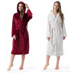 Accappatoio Da Interno/Accappatoio Con Cappuccio Per Donna E Uomo Accappatoio Per Adulti Taglie Rosso XXL 10 Accappatoio Da Interno/Accappatoio Con Cappuccio Per Donna E Uomo Accappatoio Per Adulti Taglie Rosso XXL -Vendite ATMOSPHERA || None || Maxwell & Williams 93247849 4