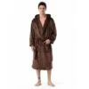 Accappatoio Da Interno/Accappatoio Con Cappuccio Per Donna E Uomo Accappatoio Per Adulti Taglie Marrone XL -Vendite ATMOSPHERA || None || Maxwell & Williams 93247865 1