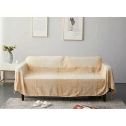 Coperta In Ciniglia, Nappe Jacquard Copridivano Decorativo Fodera Per Sedia Per Divano Letto Poltrona Morbida, Motivo Tribale Folk (220 X 250 CM, Beige) -Vendite ATMOSPHERA || None || Maxwell & Williams 93248295 5