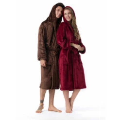 Accappatoio Da Interno/Accappatoio Con Cappuccio Per Donna E Uomo Accappatoio Per Adulti Taglie Bordeaux XL 10 Accappatoio Da Interno/Accappatoio Con Cappuccio Per Donna E Uomo Accappatoio Per Adulti Taglie Bordeaux XL -Vendite ATMOSPHERA || None || Maxwell & Williams 93248825 4