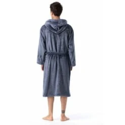 Accappatoio Da Interno/Accappatoio Con Cappuccio Per Donna E Uomo Accappatoio Per Adulti Taglie Grigio M -Vendite ATMOSPHERA || None || Maxwell & Williams 93248834 3