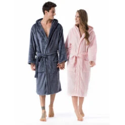 Accappatoio Da Interno/Accappatoio Con Cappuccio Per Donna E Uomo Accappatoio Per Adulti Taglie Rosa XL -Vendite ATMOSPHERA || None || Maxwell & Williams 93248845 4