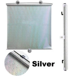 Tende Oscuranti Avvolgibili Per Finestre Per Soggiorno, Camera Da Letto, Auto, Cucina, Ufficio, Protezione Solare, Ventosa, 40 X 60 Cm