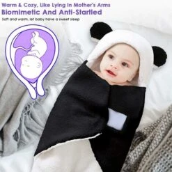 Coperta Per Neonato Con Cappuccio, Yinuoday Neonato Che Riceve Coperta In Pile Per Neonato Sacco A Pelo Per Bambine (bianco) -Vendite ATMOSPHERA || None || Maxwell & Williams 94293726 3