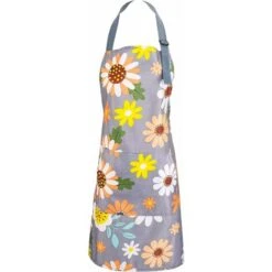 Grembiule Da Cucina Grembiule Impermeabile Regolabile Con Tasca, Grembiule A Fiori Per Donna Uomo, Grembiule Da Chef In Poliestere Per Barbecue, Cucina, Giardinaggio, Ristorante, Bar