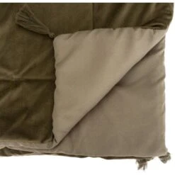 Piumino Di Velluto Sonia Kaki 80 X 180 - Atmosphera Créateur D'intérieur -Vendite ATMOSPHERA || None || Maxwell & Williams 94331462 3